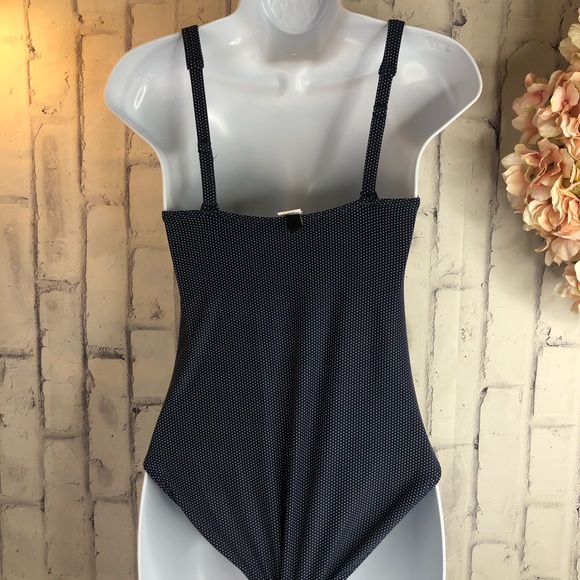 Niptuck Sorranto Blue white polka dots one piece - Picture 9 of 16